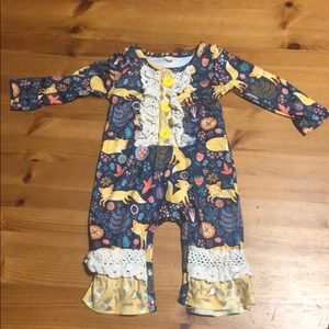 Baby fox romper